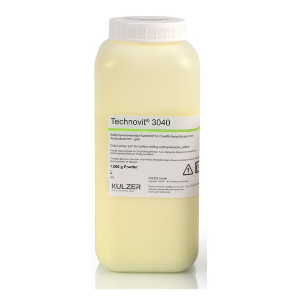 Technovit® 3040 Pulver, gelb, 1.000 g